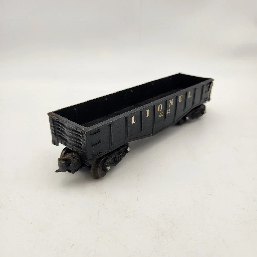 Lionel 6012 Black Gondola Car O Gauge Vintage Model Train Rolling Stock